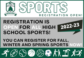  Sports registration for ALL seasons is OPEN!